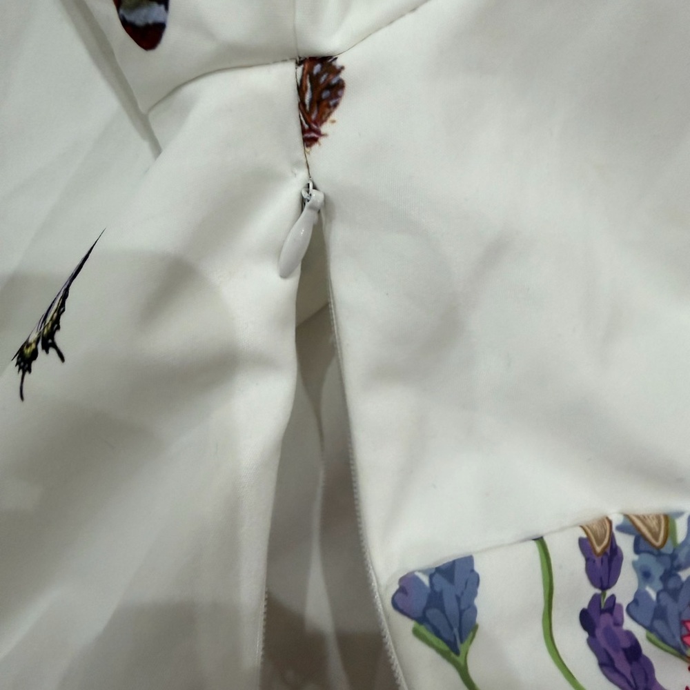 Fairycore Boho Butterfly & Floral Lace Crop Top Fairycore Romantic - Picture 13 of 16